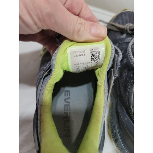 Saucony Womens Xodus ISO 3 S10449-1 Blue Running Shoes Sneakers Size 5 READ - Picture 5 of 10